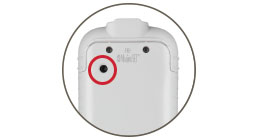 Masimo - Close up of temperature sensor on Red-G