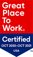 Official badge for the Great Place to Work for 2020-21