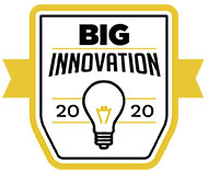 Official badge for the Big Innovation Award 2020
